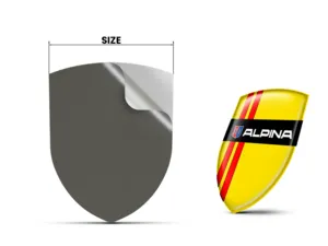 Alpina Autoembleme Universal Hochwertig Stabil